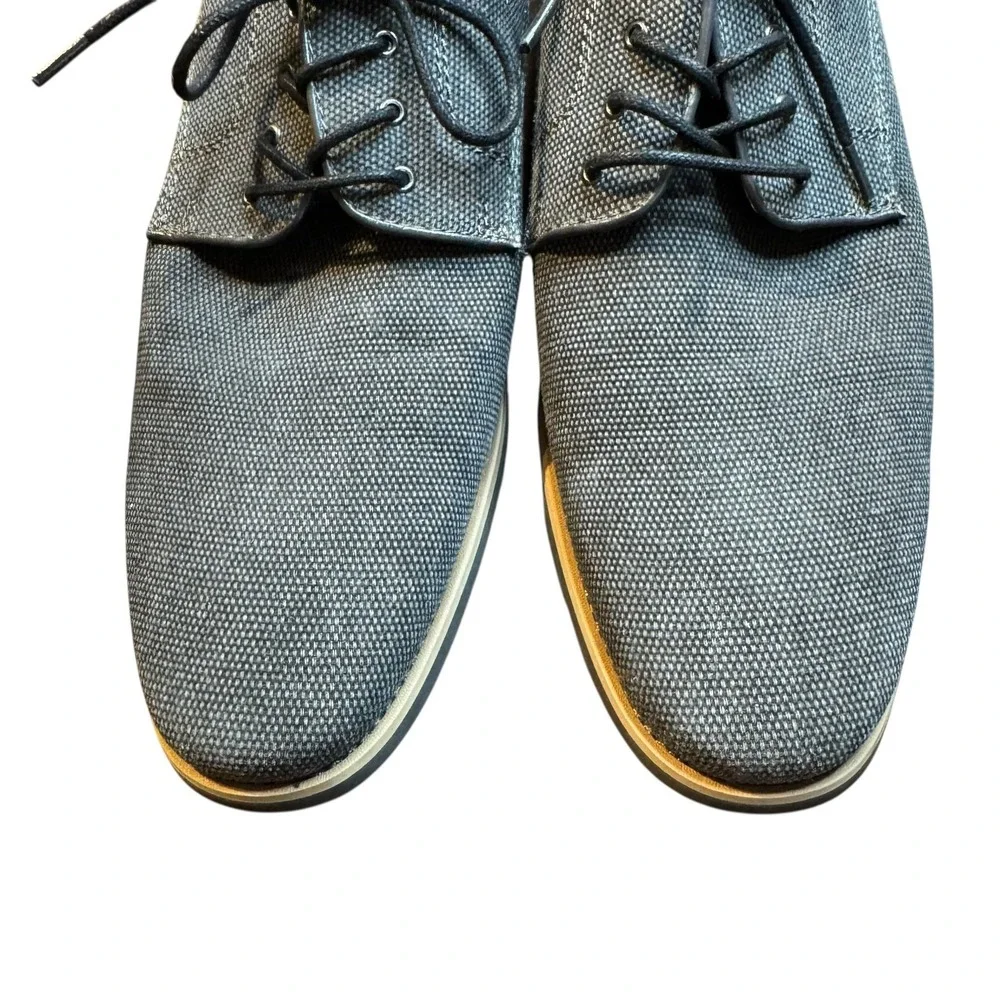 Giorgio Brutini Shoes Mens Size 12 Gray Fabric Derby Lace‎ Up Dress Casual